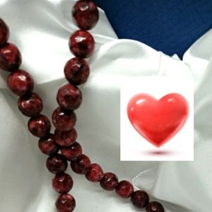 Red Jasper in Sterling Silver Necklace